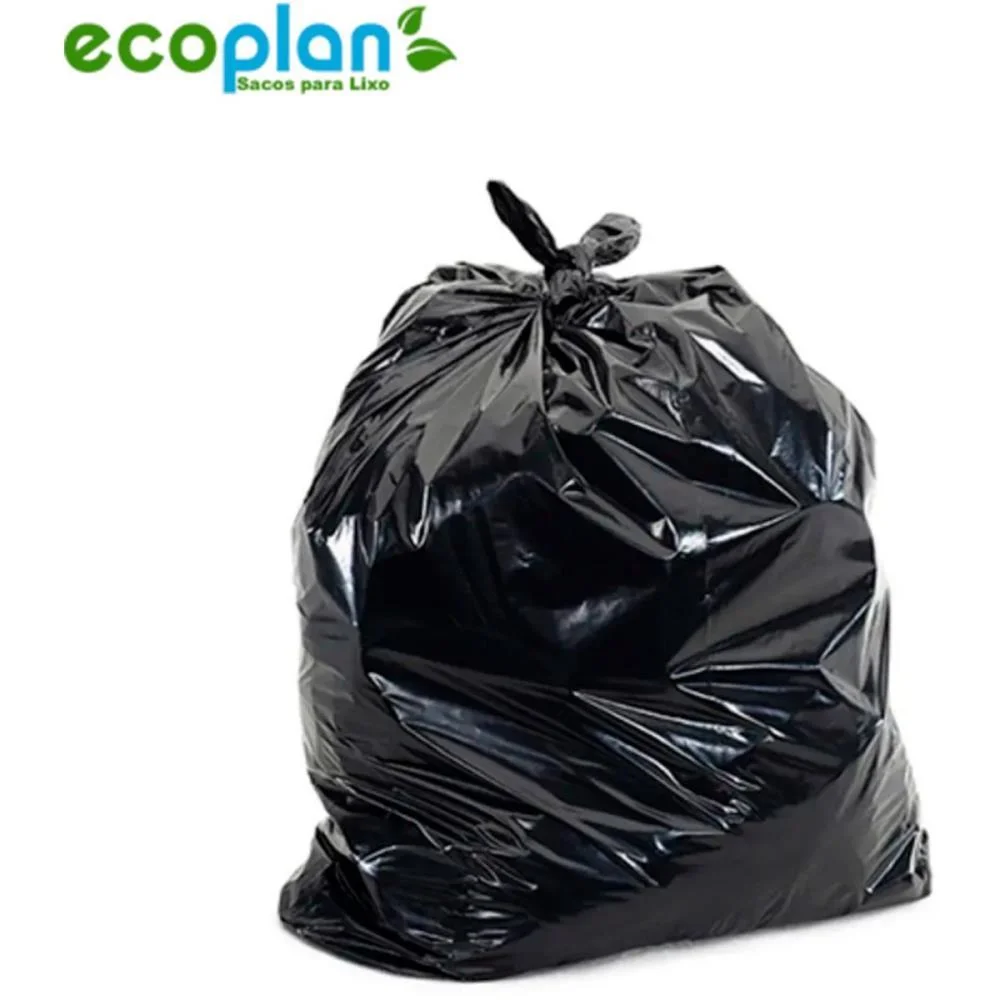 Saco Para Lixo 105L Preto 70X80Cm Extra Ecoplan (Pct.c/50) - imagem 2