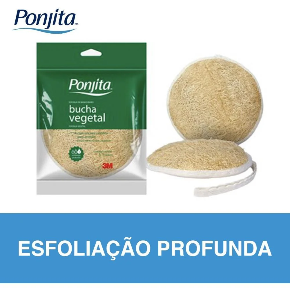 Esponja Para Banho Ponjita Vegetal 3M - imagem 6