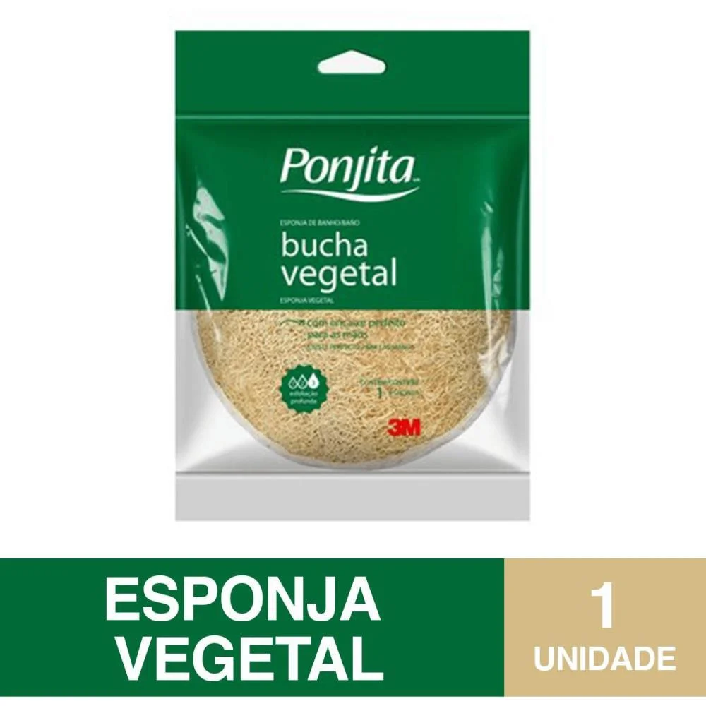 Esponja Para Banho Ponjita Vegetal 3M - imagem 9