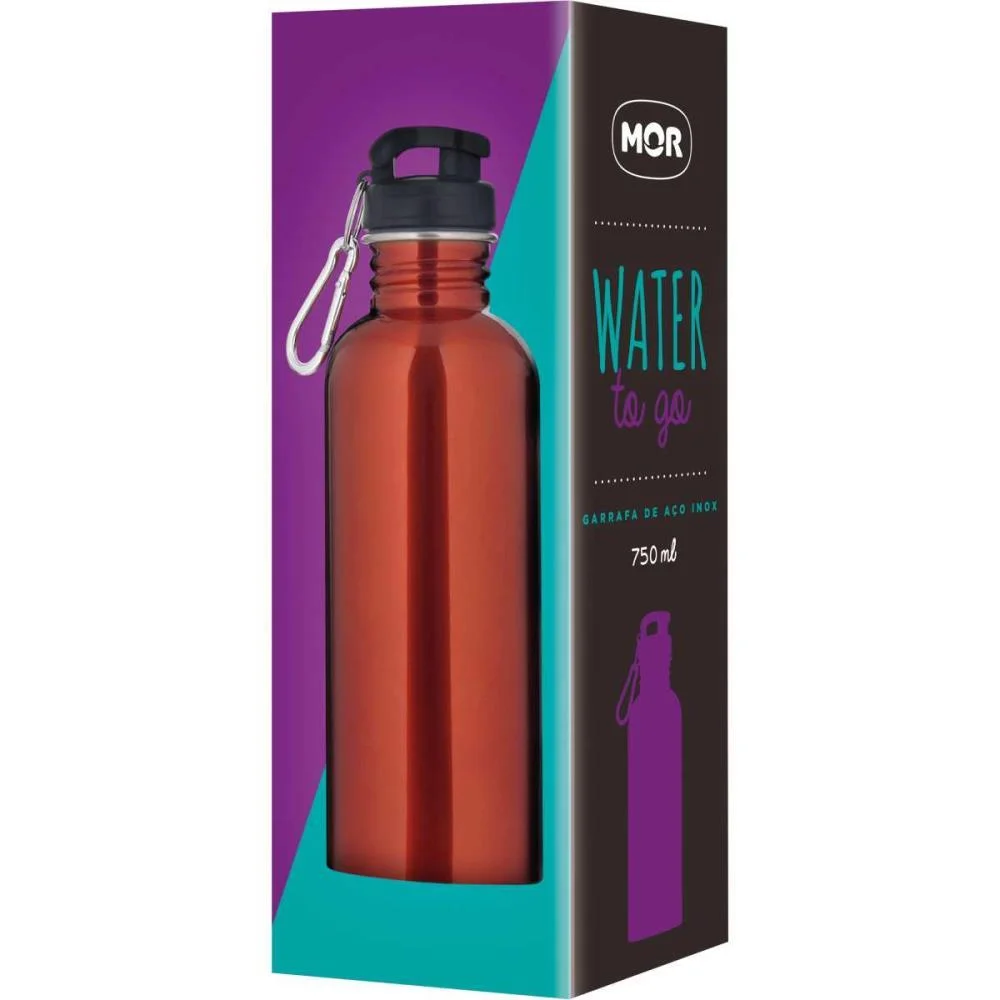 Garrafa De Aluminio 750Ml. Sortidos Mor - imagem 4