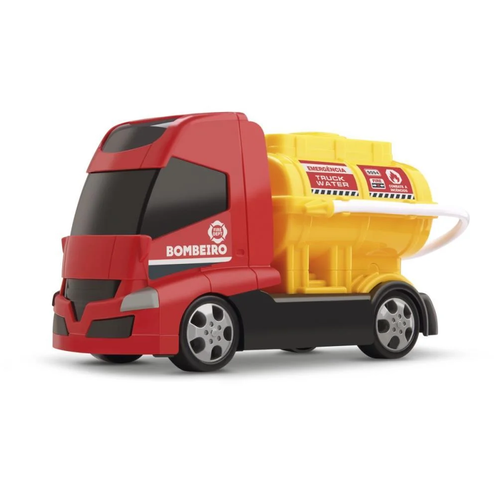Caminhao Bombeiro Combate Orange Toys (Unidade) - imagem 3