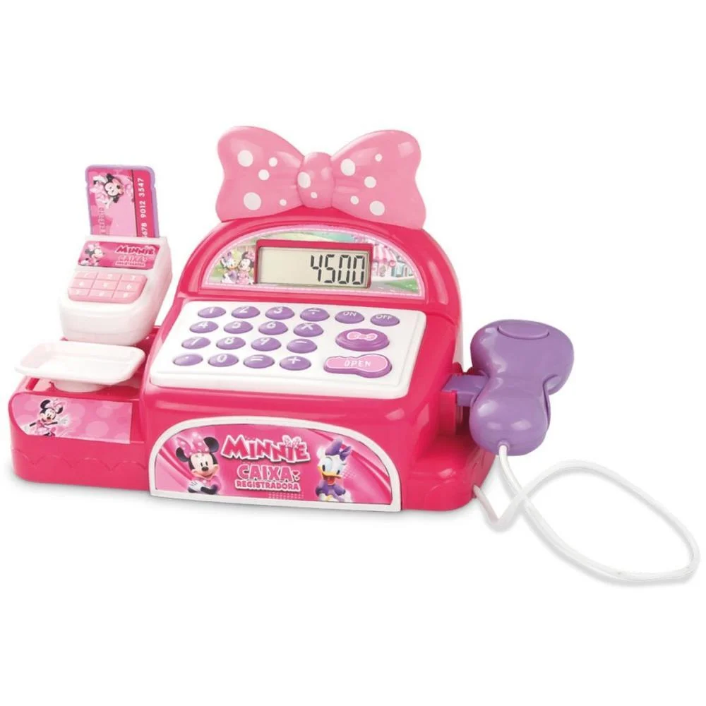 Brincando De Profissoes Caixa Registradora Minnie Multikids (Unidade) - imagem 2