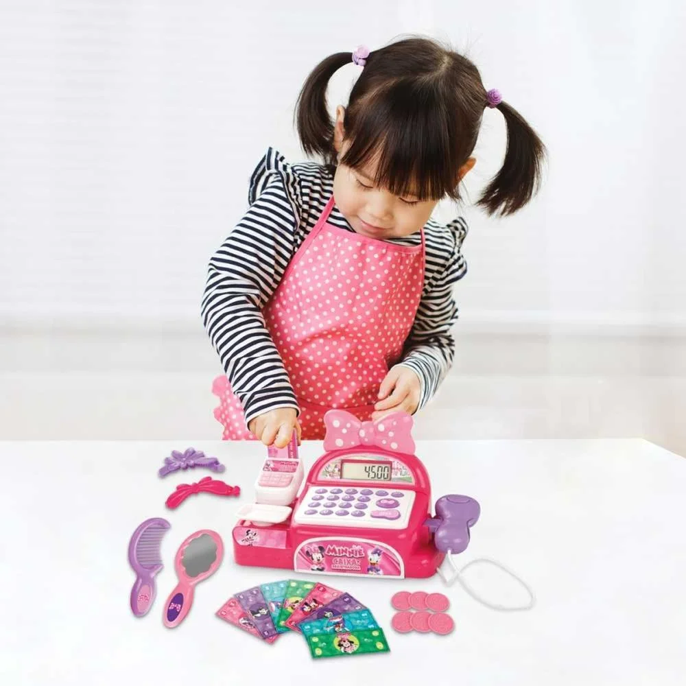 Brincando De Profissoes Caixa Registradora Minnie Multikids (Unidade) - imagem 5