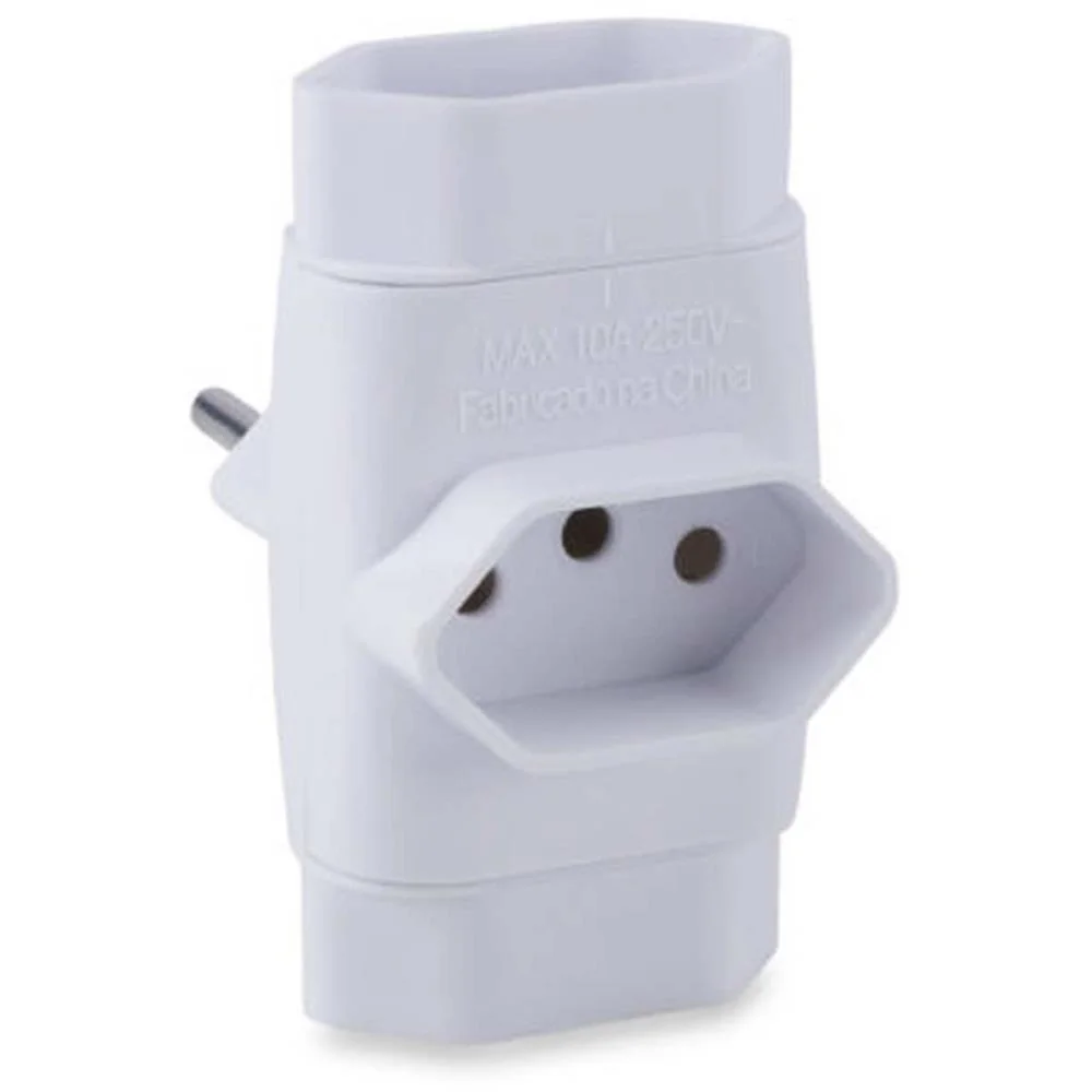 Adaptador Para Tomada Benjamim Tripolar Bc Force Line (Unidade) - imagem 3