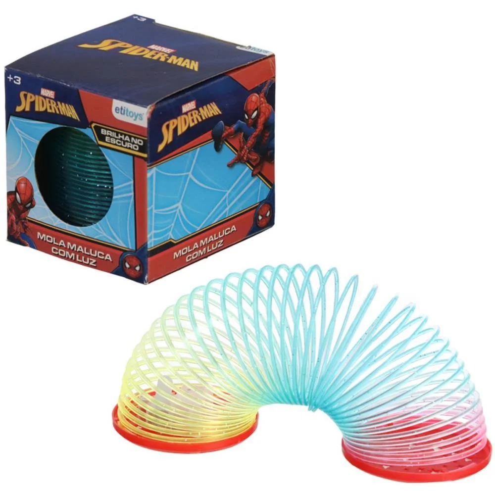 Mola Maluca Spider-Man C/Luz Etitoys (Dp.c/12) - imagem 3