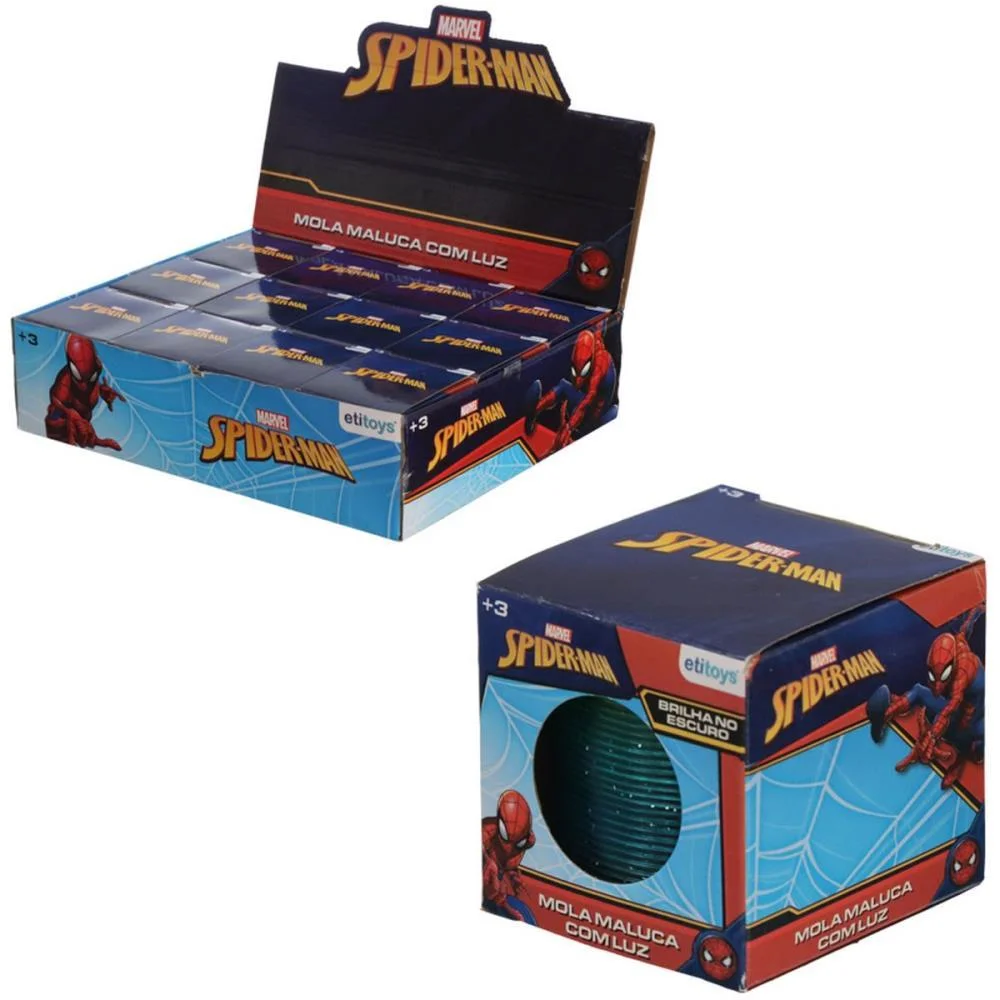 Mola Maluca Spider-Man C/Luz Etitoys (Dp.c/12) - imagem 5