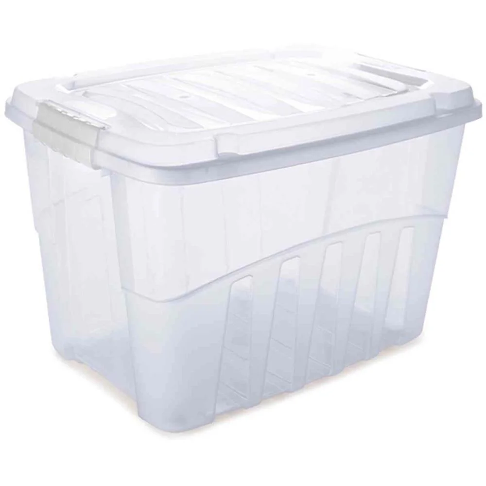 Caixa Plastica Multiuso Gran Box Alta Incolor 19,8L Plasutil (Unidade) - imagem 2