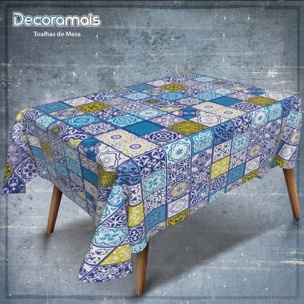 Toalha Térmica Azulejo Portugues 1,40 X 30M. Plastvinil (Rolo) - imagem 3