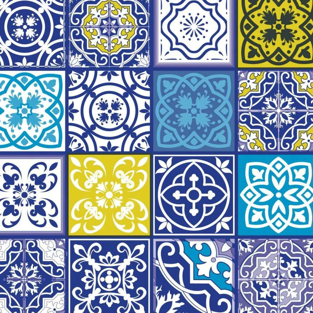 Toalha Térmica Azulejo Portugues 1,40 X 30M. Plastvinil (Rolo) - imagem 4