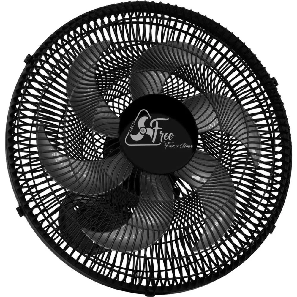 Ventilador Parede Free 40Cm.bivolt Preto Venti Delta (Unidade) - imagem 3