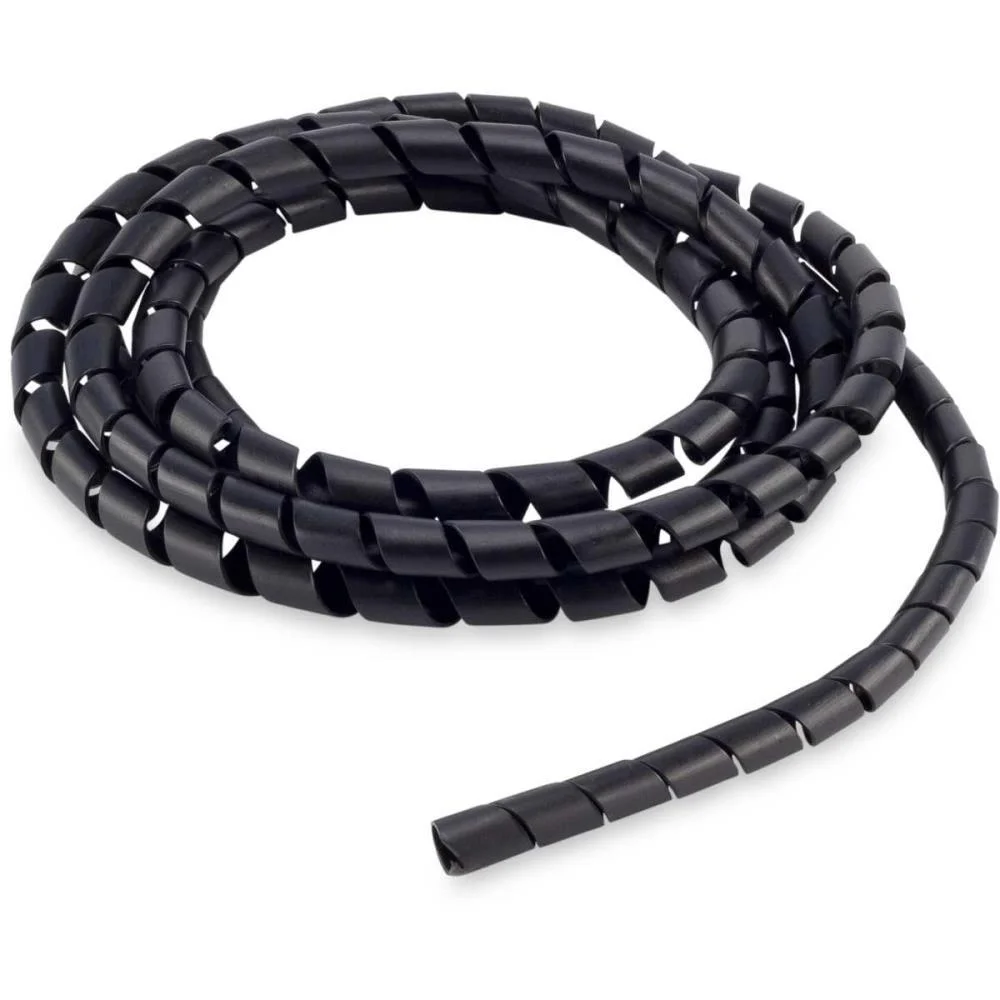 Organizador De Cabos Espiral 12Mmx1,1Mm 3Mts. Preto Force Line (Unidade) - imagem 2