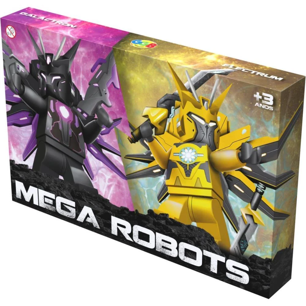 Brinquedo Para Montar Boneco Mega Rebots C/2Unid. Ggb Plast (Unidade) - imagem 10