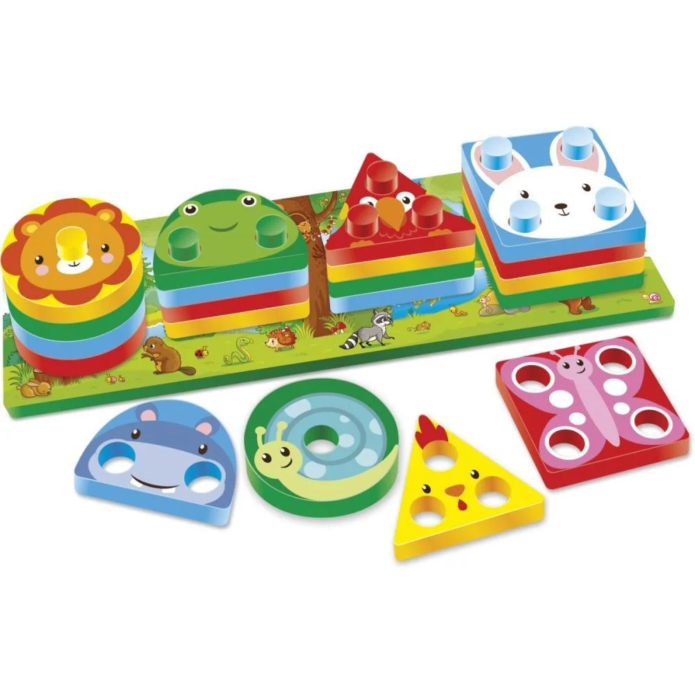 Brinquedo Pedagogico Formas Geometricas Animais Ggb Plast (Unidade) - imagem 3