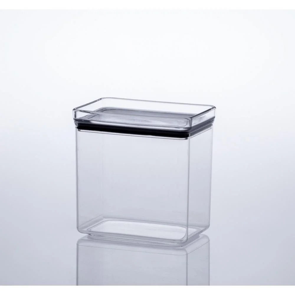 Pote Acrilico Hermetic 1.300Ml Lumini Retang Paramount - imagem 2