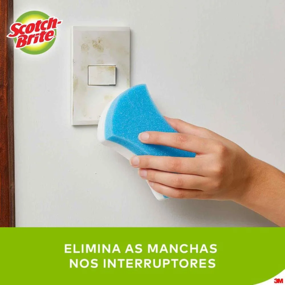 Esponja Para Limpeza Scotch Brite Esponja Magica 3M - imagem 5