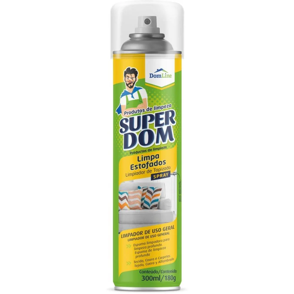 Produto Para Limpeza Superdom Limpa Estofados 300Ml Baston (Unidade) - imagem 3