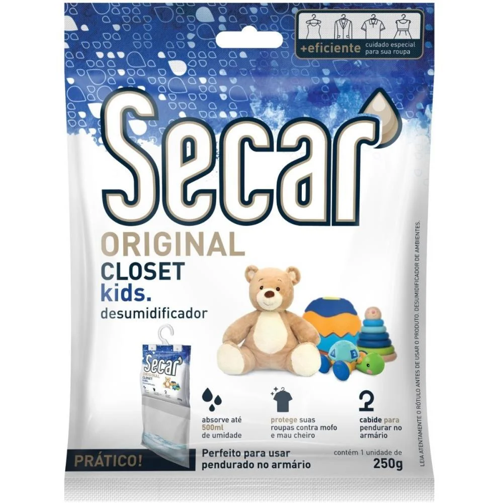 Desumidificador Secar Orginal Closet Kids 250G Soin (Unidade) - imagem 3