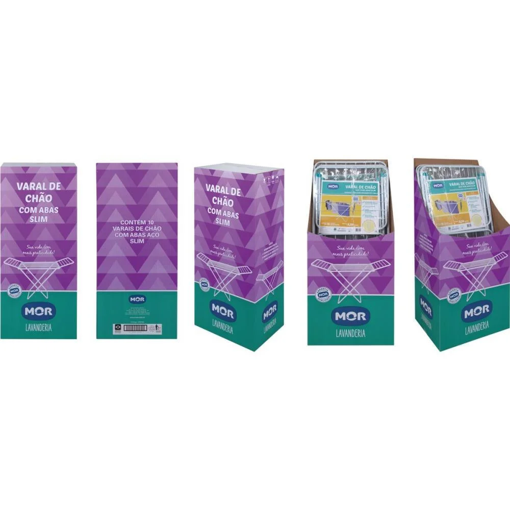 Varal Slim Chao C/Abas Ate 20Kilos Mor (Unidade) - imagem 4