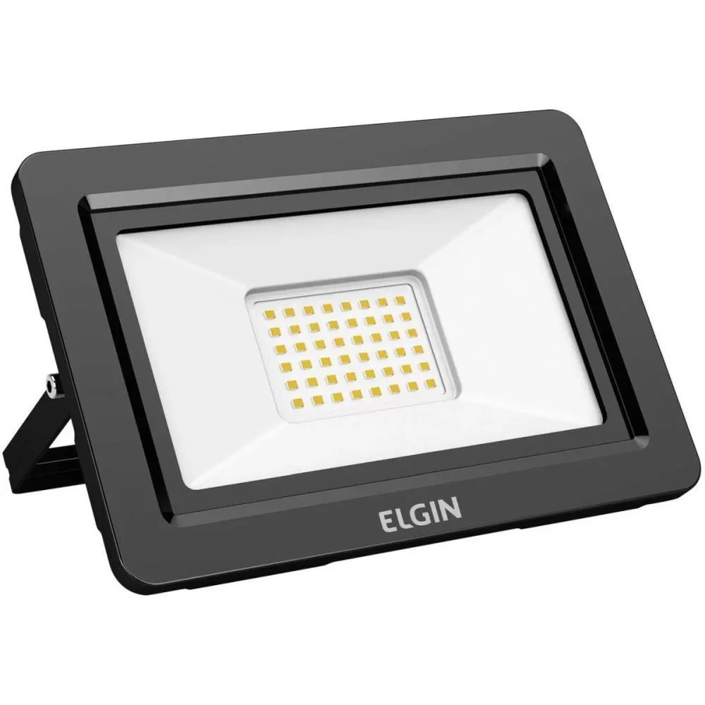 Refletor De Led Projetor Led 50W 6500K Preto Elgin - imagem 2