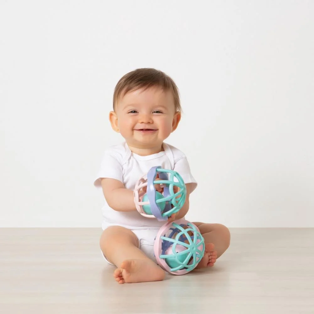 Mordedor E Chocalho Baby Ball Cute Colors Buba (Unidade) - imagem 4