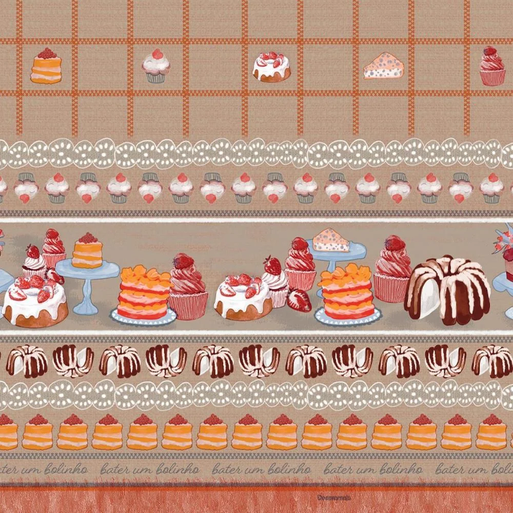 Toalha Térmica Cupcake Chocolate 1,40 X 30M Plastvinil (Rolo) - imagem 3