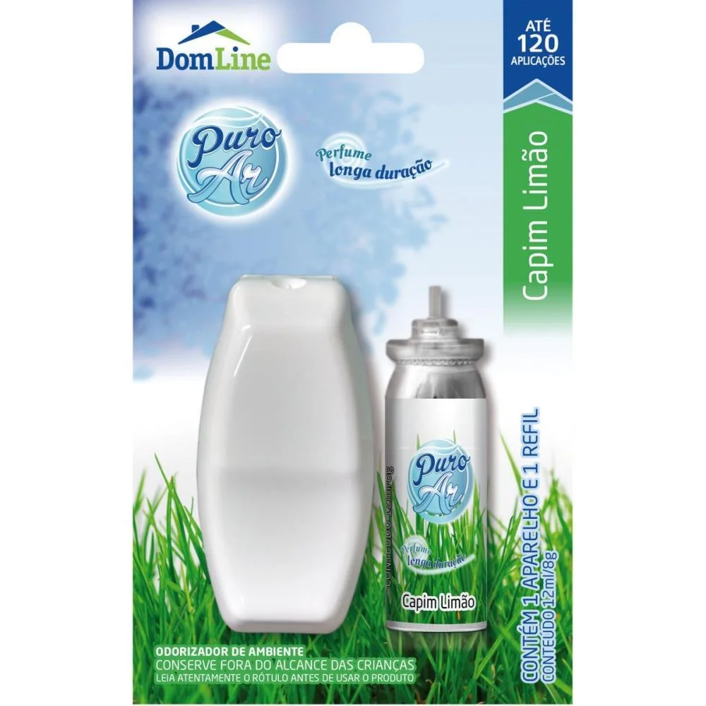 Odorizador De Ambiente Puro Ar 12Ml Ref+Apar.capim/Li Baston (Blister) - imagem 3