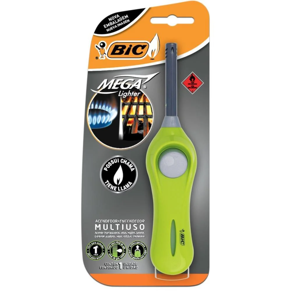 Acendedor Multiuso Mega Lighter Bic (Bl.c/01) - imagem 2