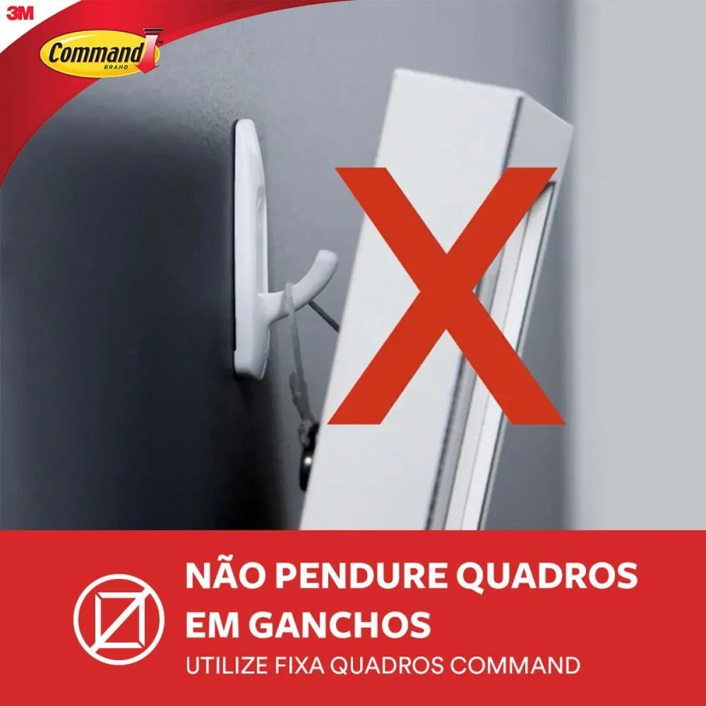 Gancho Plastico Command Pequeno C/2 3M (Bl.c/02) - imagem 7