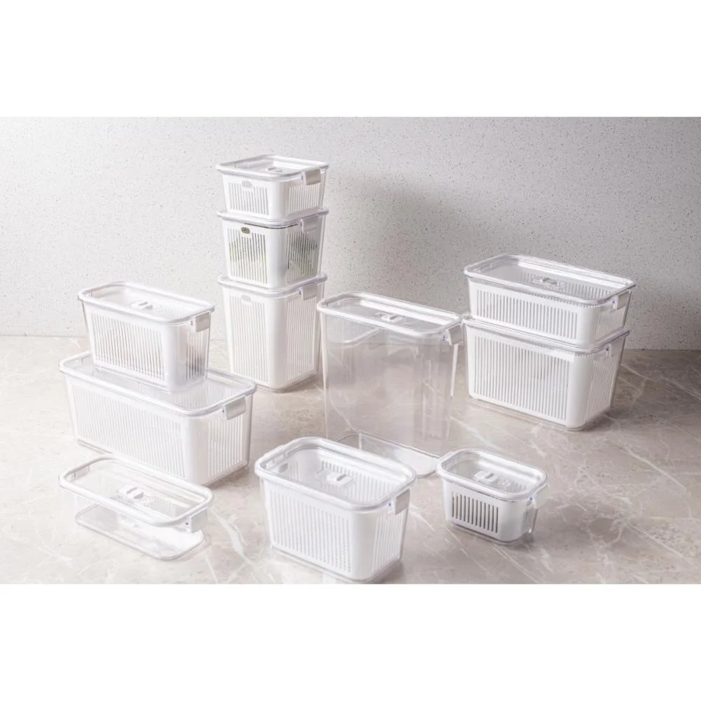 Pote Acrilico Hermetico Slim 1780Ml Branco Paramount - imagem 5