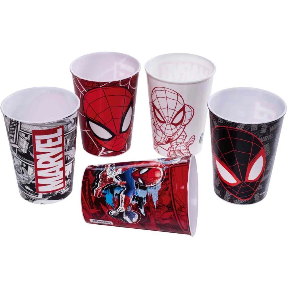 Copo Decorado Spider-Man 320 Ml (S) Plasutil (Unidade) - imagem 2