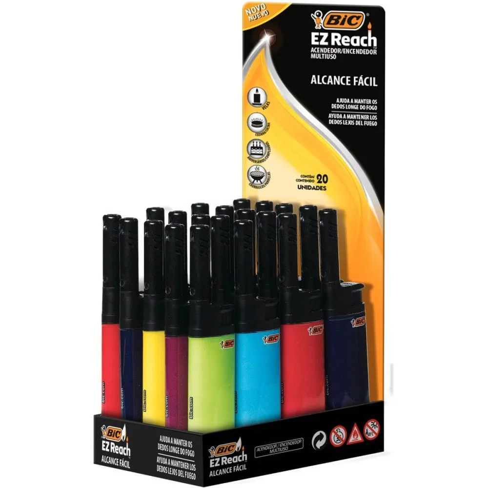 Isqueiro Descartavel Ez Reach Bandeja C/20 Bic (Bandeja) - imagem 2