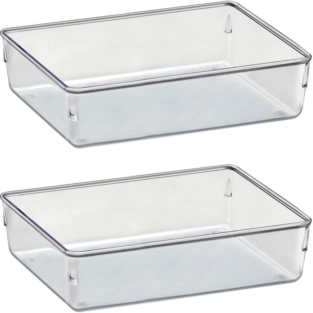 Organizador Potes Ret. Duplo 24X16X5,5 Cm Acrimet (Cx.c/02) - imagem 2