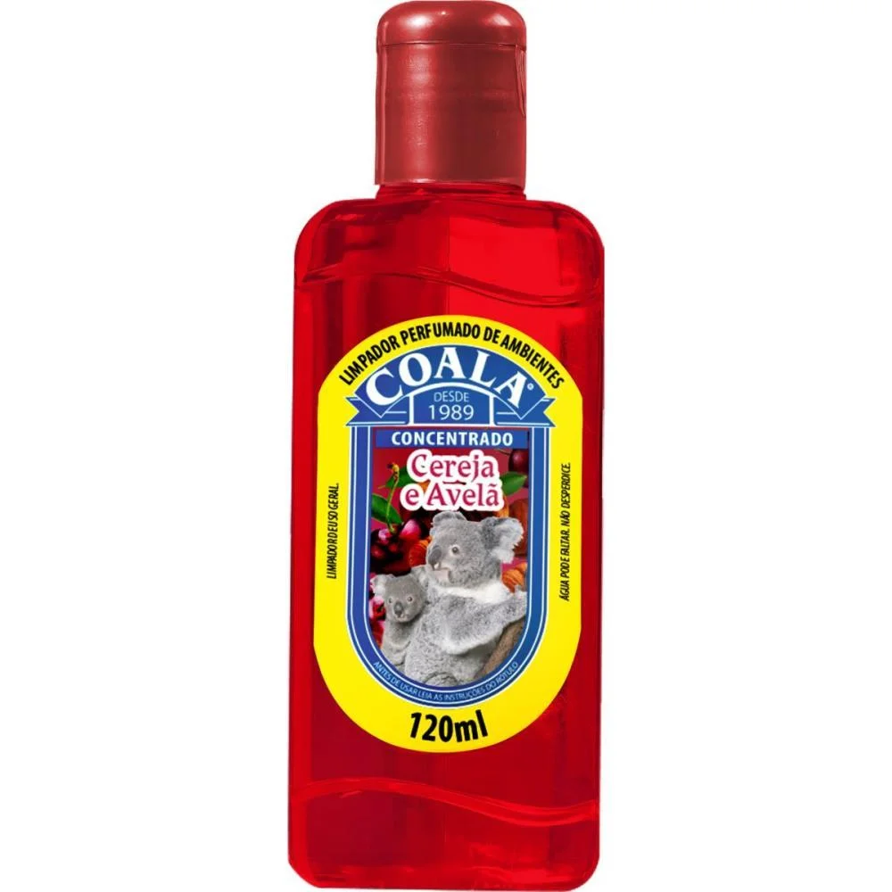 Limpador Perfumado Coala Cereja E Avela 120Ml Coala (Pct.c/03) - imagem 3