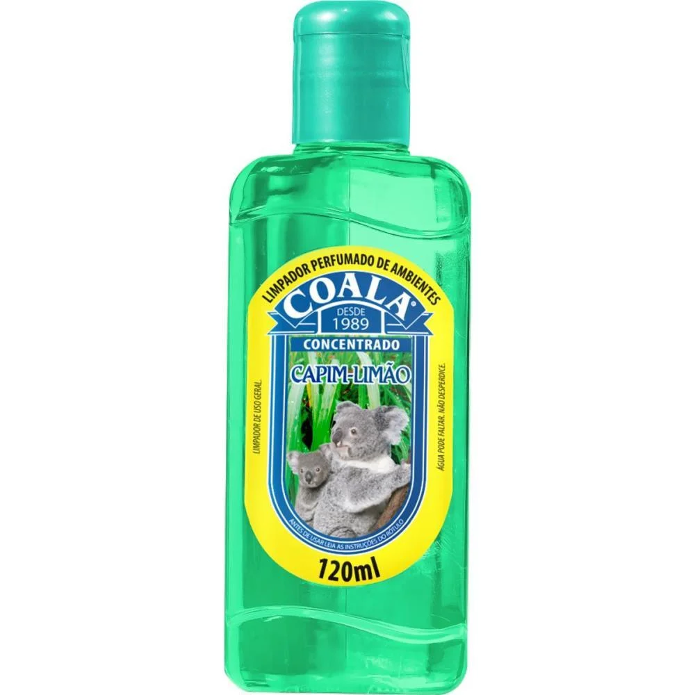 Limpador Perfumado Coala Capim Limao 120Ml Coala (Pct.c/03) - imagem 3