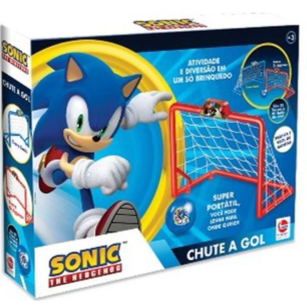 Chute A Gol Sonic 2 Traves +Bola Lider - imagem 2