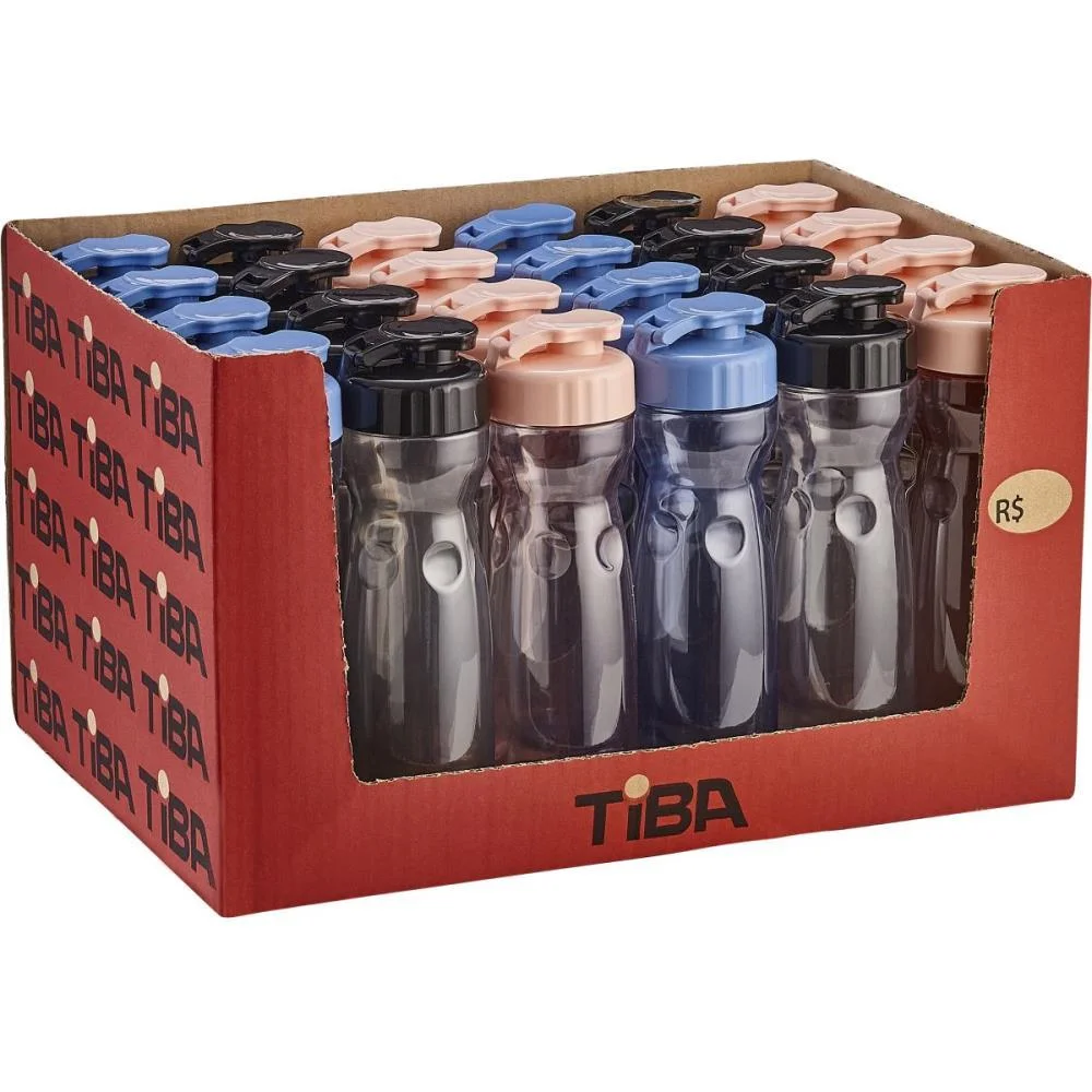 Garrafa Plastica Veneza Transp. Sortida 600Ml Tiba C/ 24 Unidades - imagem 9