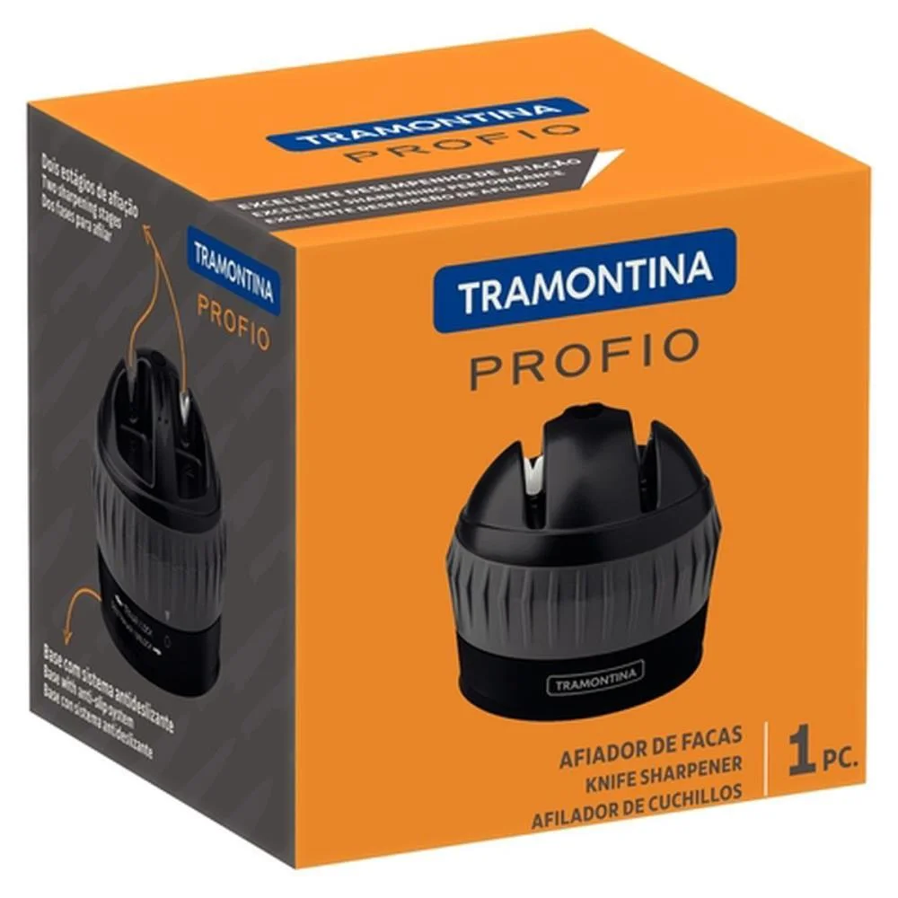 Utensilio Domestico Afiador De Facas Profio Preto Tramontina (Unidade) - imagem 5