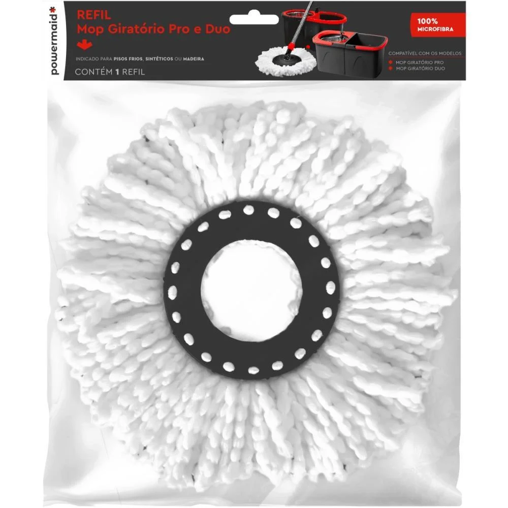 Mop Refil Mop Giratorio Pro Powermaid (Unidade) - imagem 4