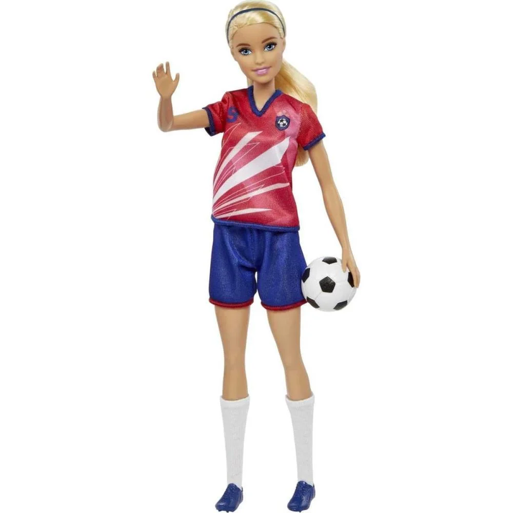 Barbie Profissoes Jogadora Futebol Uniforme Nº 9 Mattel (Unidade) - imagem 6