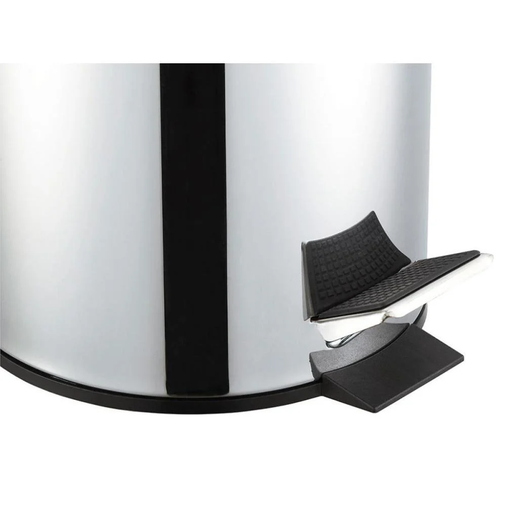Lixeira Inox C/Pedal 5Lts. Powermaid (Unidade) - imagem 6