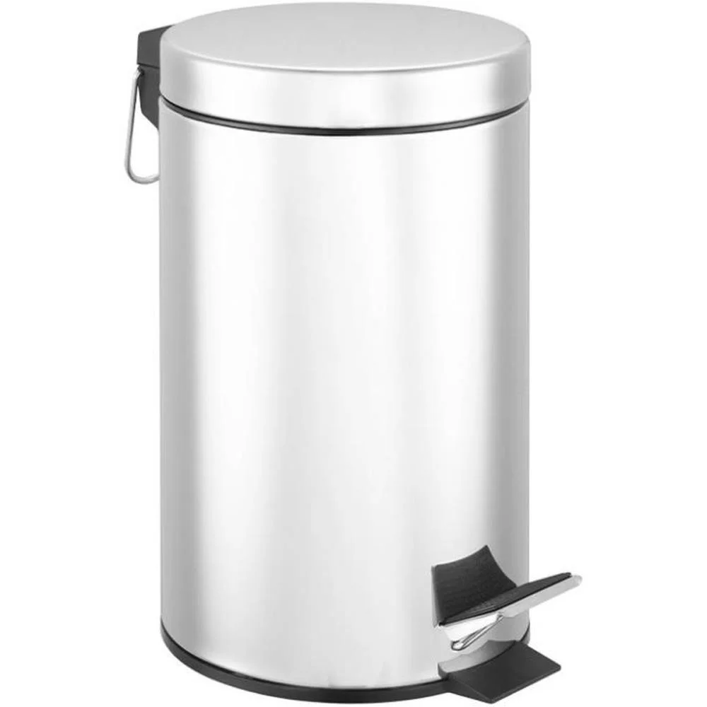 Lixeira Inox C/Pedal 12Lts. Powermaid (Unidade) - imagem 2