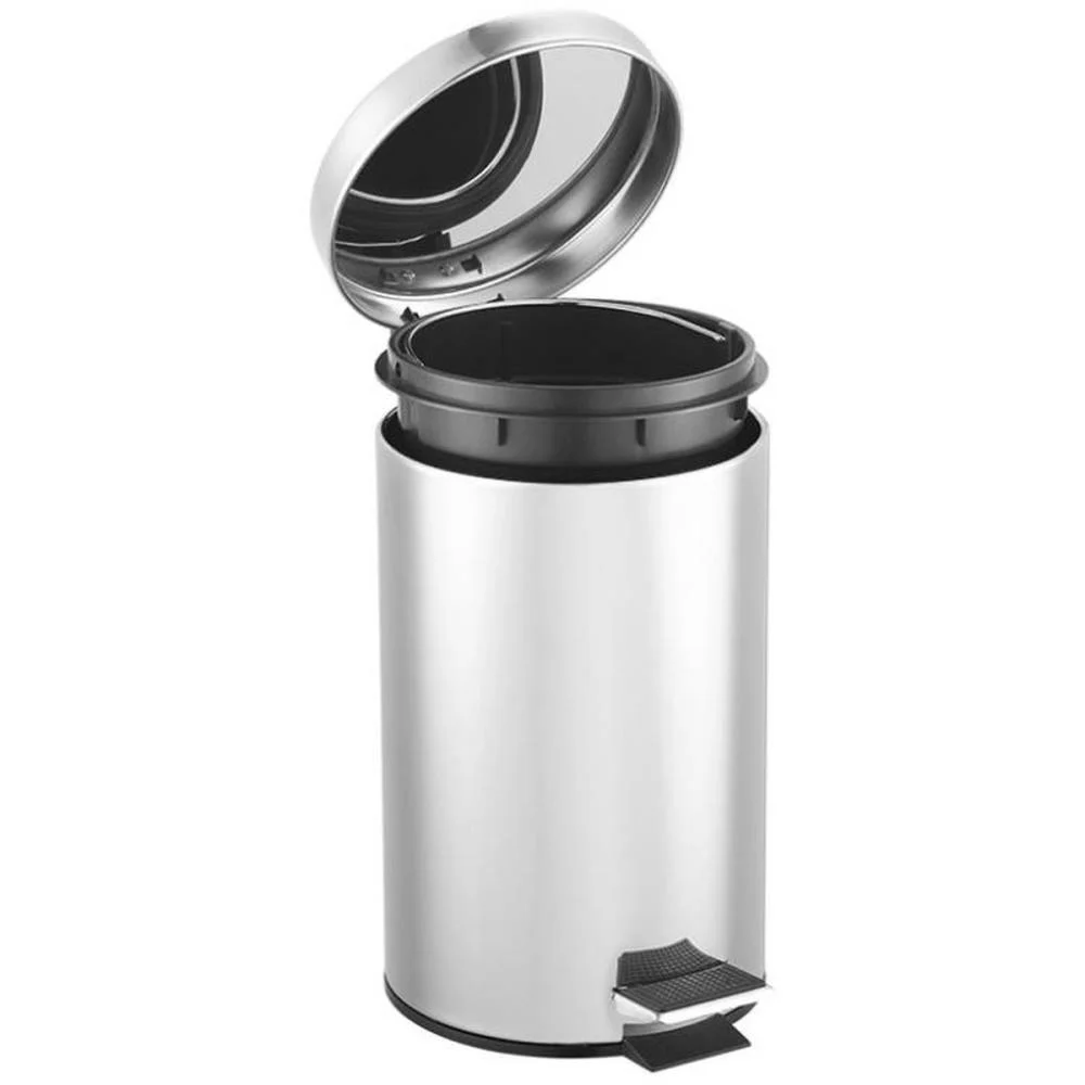 Lixeira Inox C/Pedal 12Lts. Powermaid (Unidade) - imagem 4