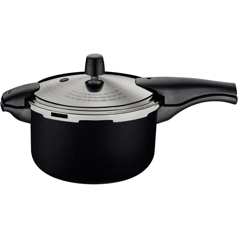 Panela Pressão Antiaderente 6L Preto Tramontina (Unidade) - imagem 2