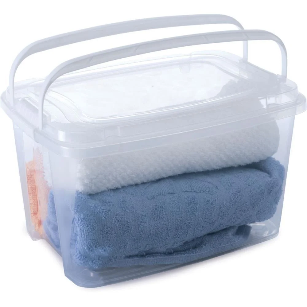 Caixa Plastica Multiuso Gran Box Alta Alça/Trava 10,7L Plasutil (Unidade) - imagem 3