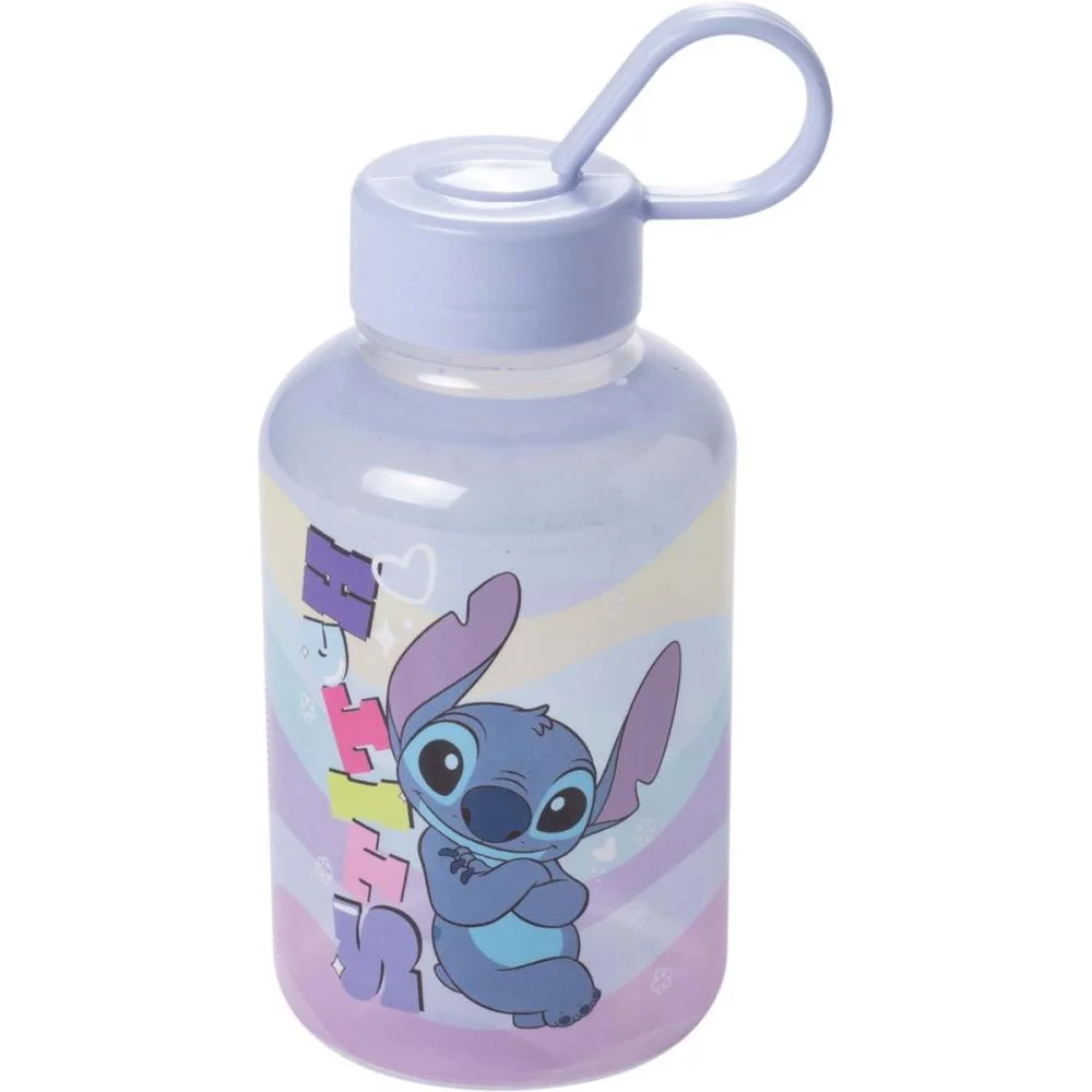 Garrafa Plastica Stitch Cilindrica 280Ml Plasutil (Unidade) - imagem 6
