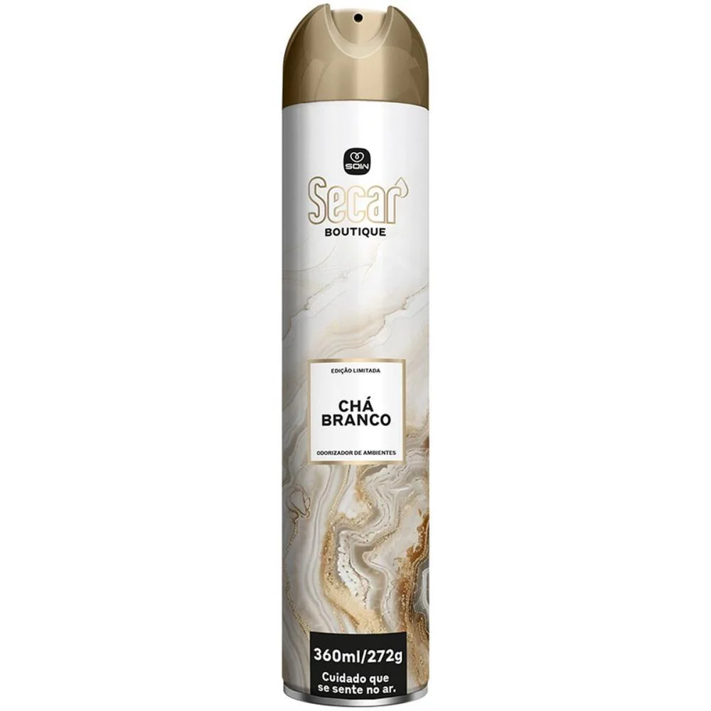 Odorizador De Ambiente Secar Boutique Cha Branco360Ml Soin (Unidade) - imagem 2
