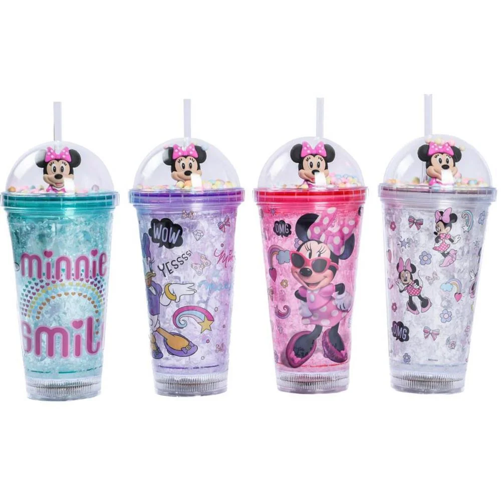 Copo Decorado Minnie C/Led/Canudo 450Ml (S) Bbr (Unidade) - imagem 2