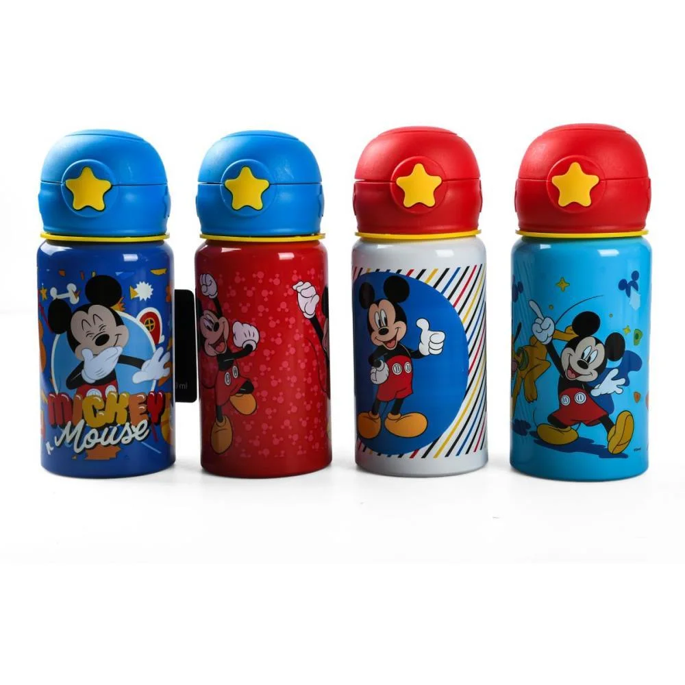 Garrafa De Aluminio Mickey 500Ml C/Trava (S) Bbr - imagem 4