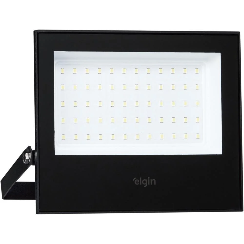 Refletor De Led Projetor Led 100W 6500K Preto Elgin - imagem 3
