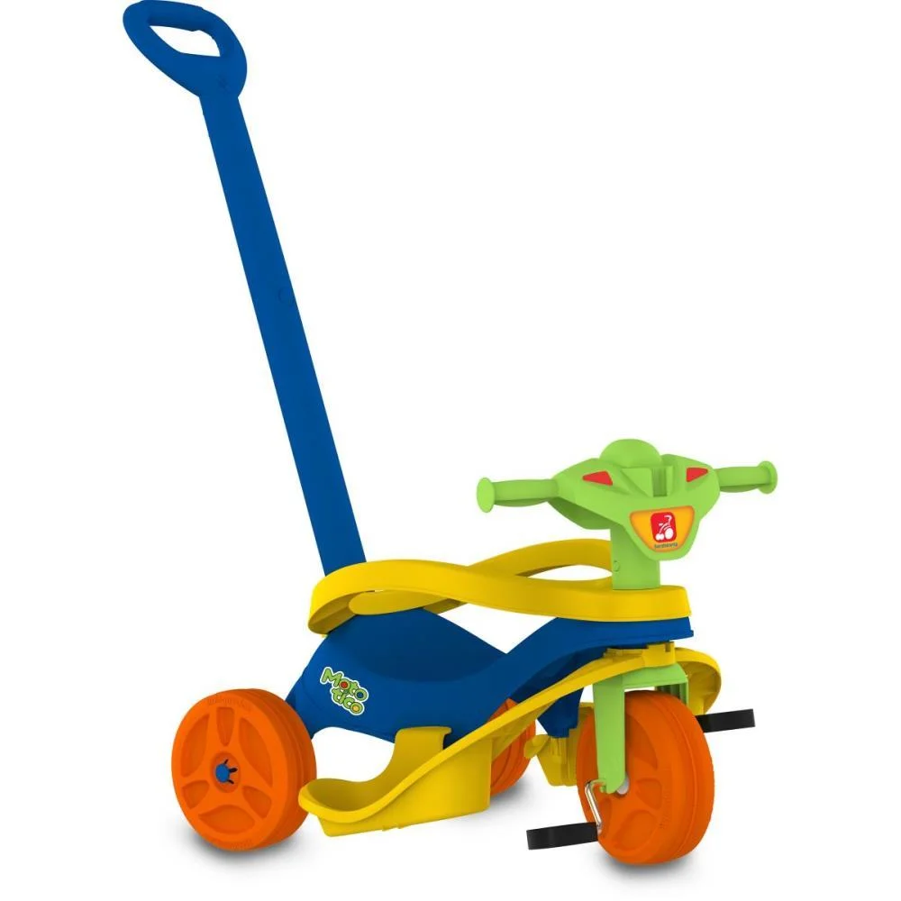 Triciclo Mototico Passeio/Pedal Azul Bandeirante - imagem 3